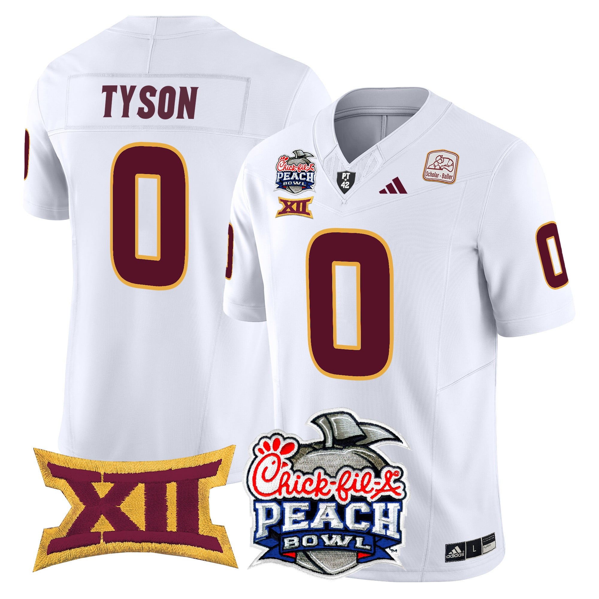 Men's Arizona State Sun Devils 2025 Peach Bowl Vapor Limited Jersey - All Stitched