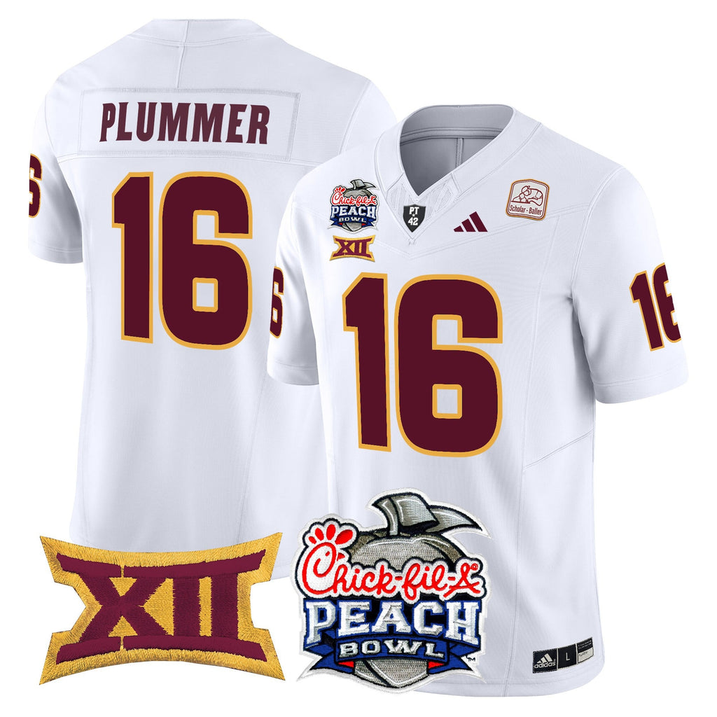 Men's Arizona State Sun Devils 2025 Peach Bowl Vapor Limited Jersey - All Stitched