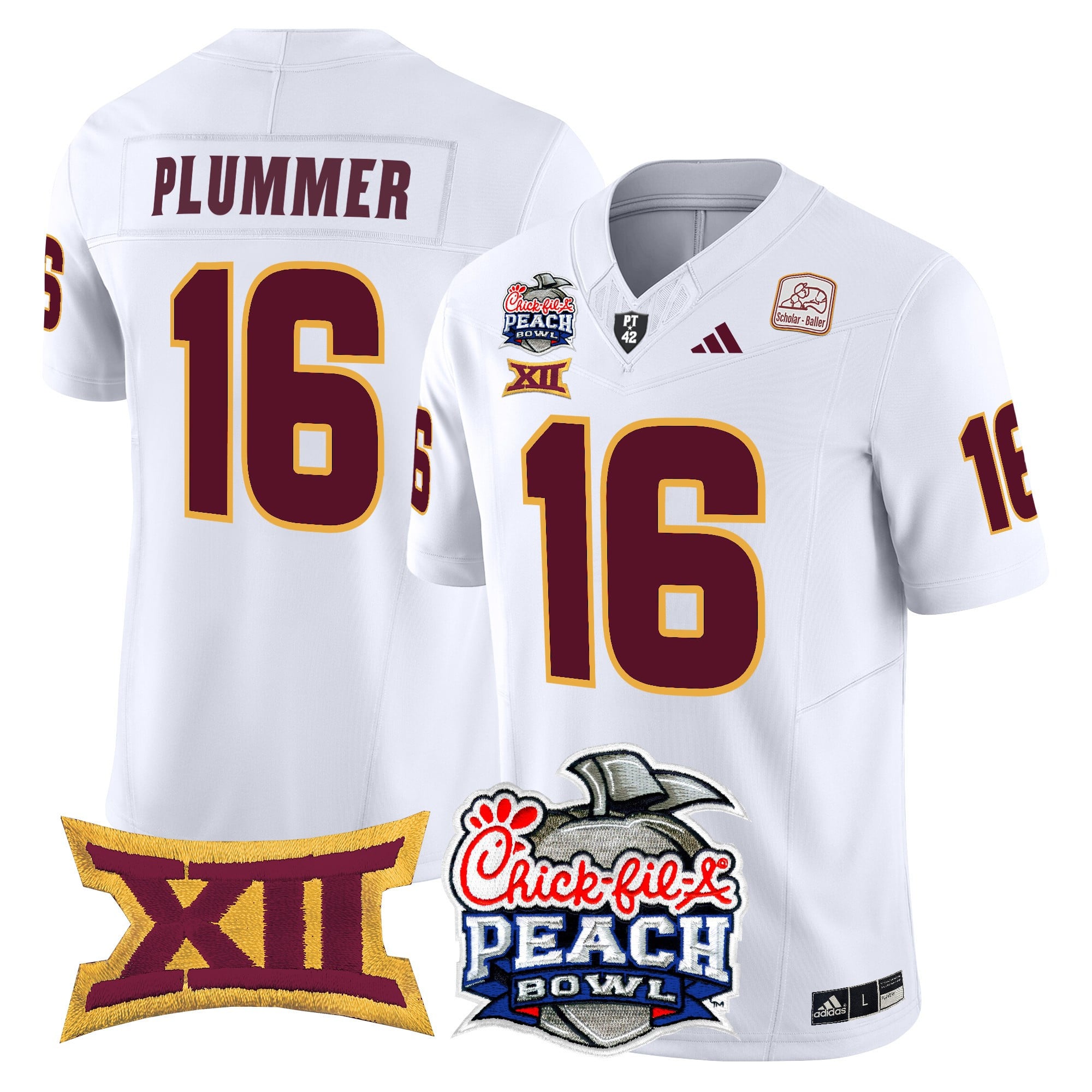 Men's Arizona State Sun Devils 2025 Peach Bowl Vapor Limited Jersey - All Stitched
