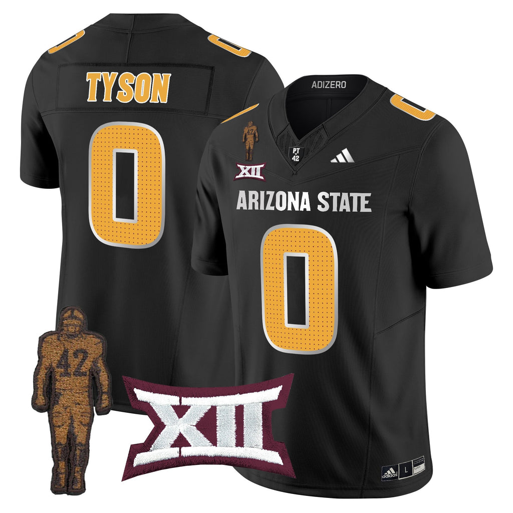 Men's Arizona State Sun Devils 2024 Pat Tillman Honoring Patch Vapor Limited Jersey V2 - All Stitched