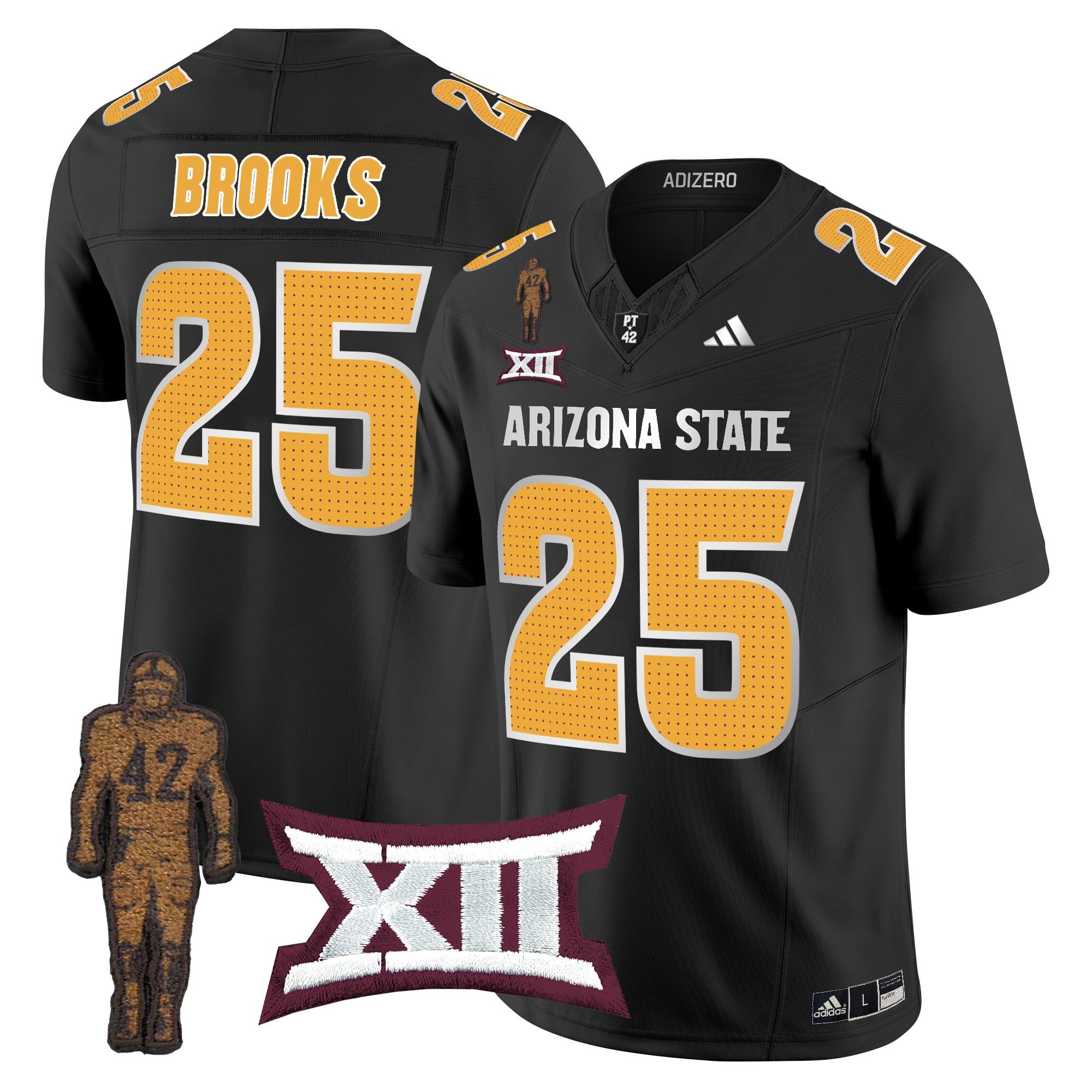 Men's Arizona State Sun Devils 2024 Pat Tillman Honoring Patch Vapor Limited Jersey V2 - All Stitched