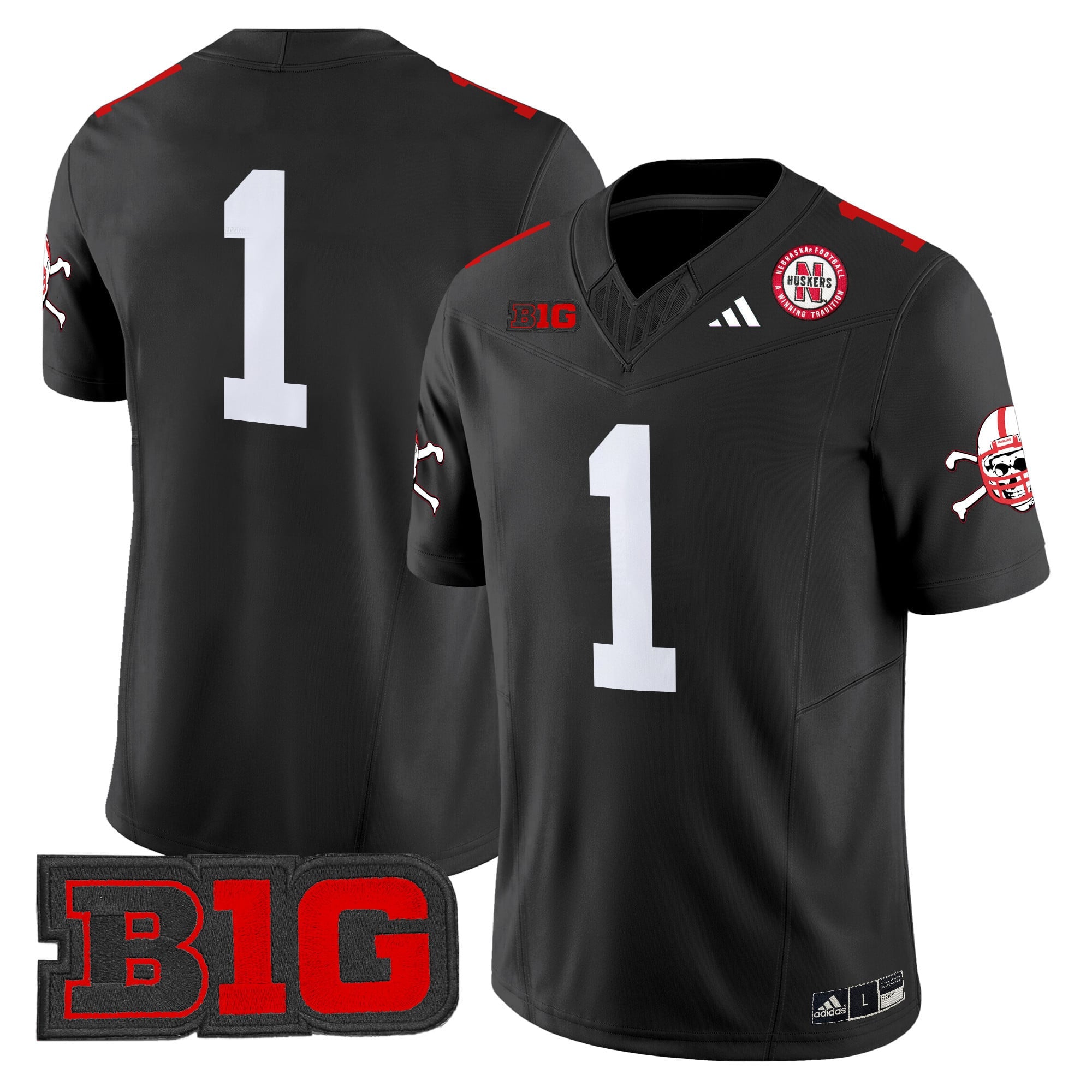 Men's Nebraska Cornhuskers 2025 Vapor Limited Jersey V2 - All Stitched