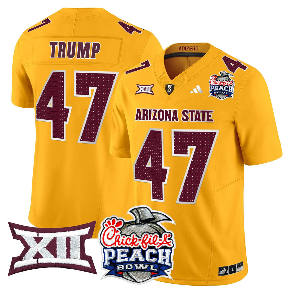 Men's Arizona State Sun Devils 2025 Peach Bowl Vapor Limited Jersey - All Stitched