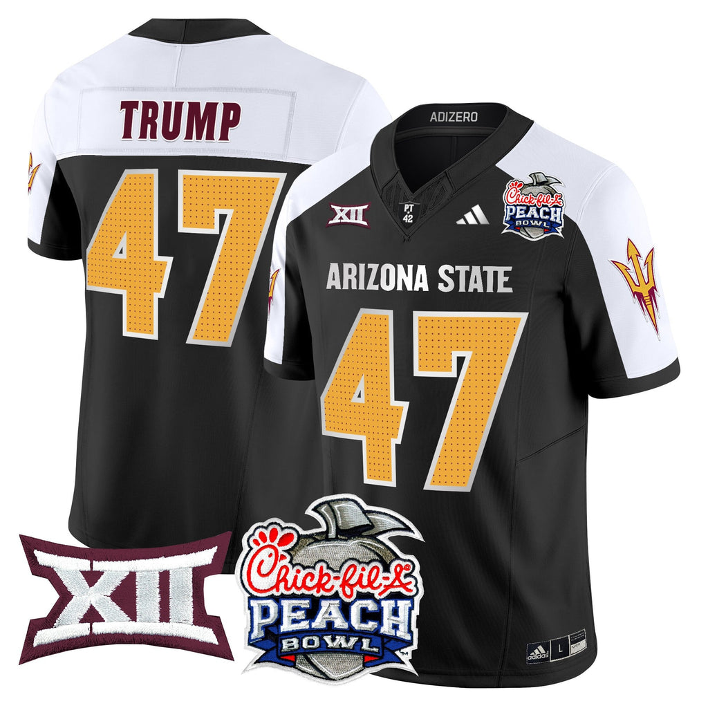 Men's Arizona State Sun Devils 2025 Peach Bowl Vapor Limited Jersey - All Stitched
