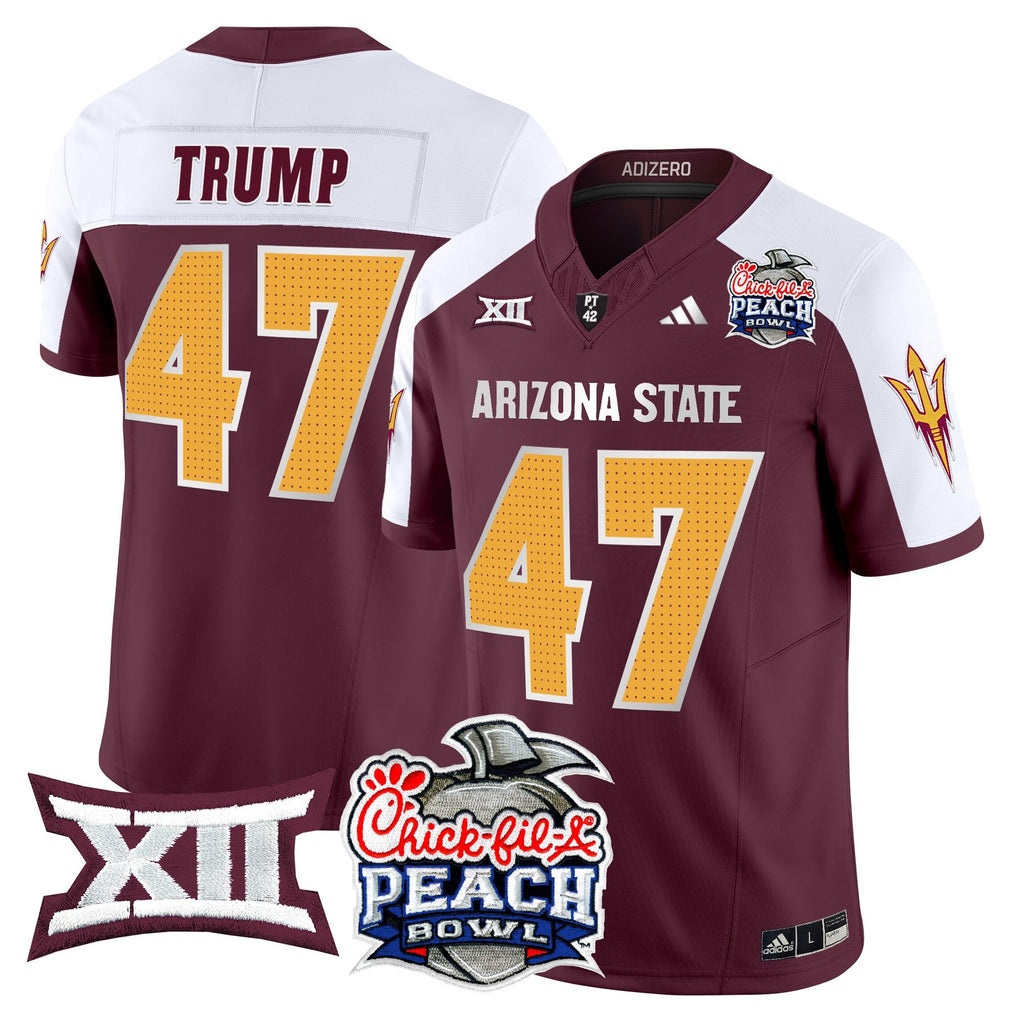 Men's Arizona State Sun Devils 2025 Peach Bowl Vapor Limited Jersey - All Stitched