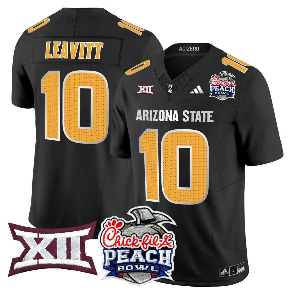Men's Arizona State Sun Devils 2025 Peach Bowl Vapor Limited Jersey - All Stitched
