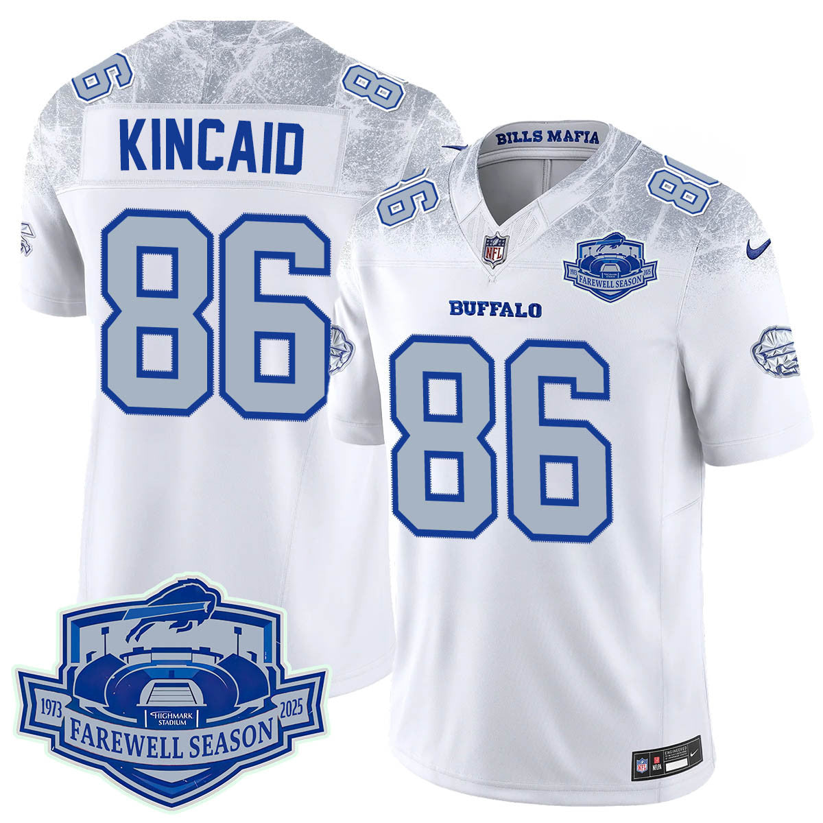 Buffalo Bills 2025 Jersey All Stitched - Farewell to Highmark Stadium